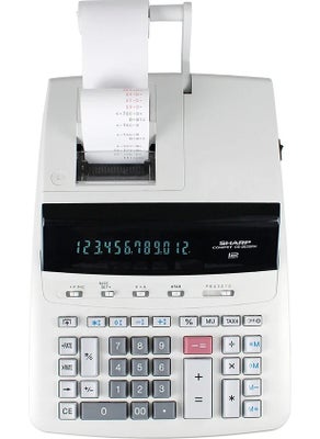 SHARP CS 2635RHGY 12 Digit Strip Calculator  - Image 1