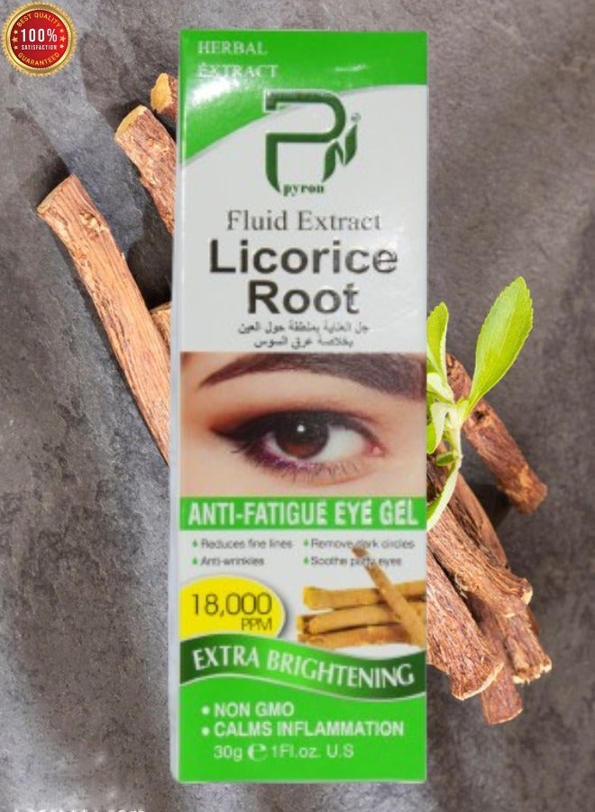 PYRON Fluid Extract Licorice Root Anti Fatigue Eye Gel Extra Brightening 30g - Image 1