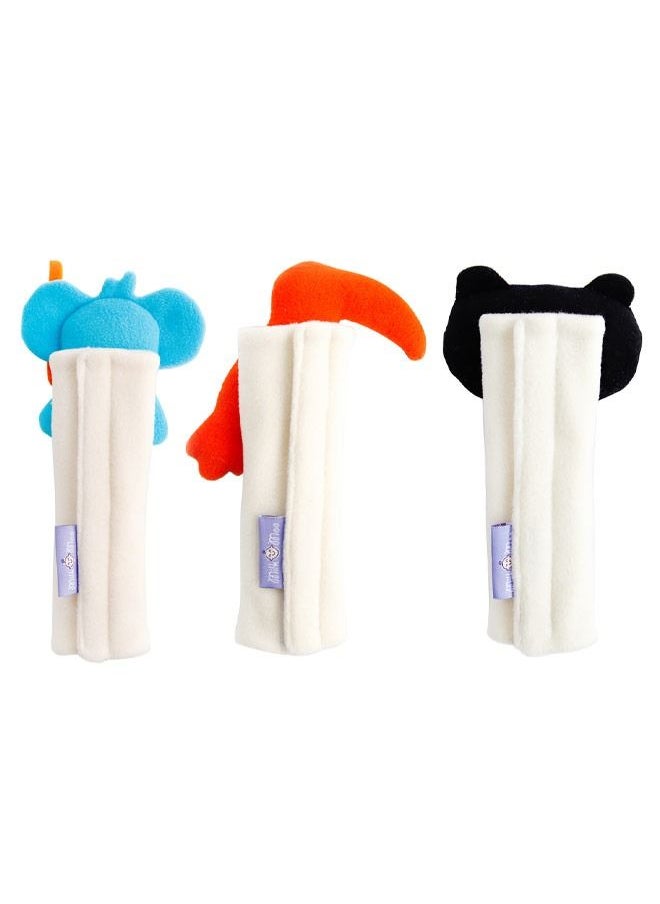 Milk & Moo Jungle Seat Belt Cover Set for Kids  - Image 2