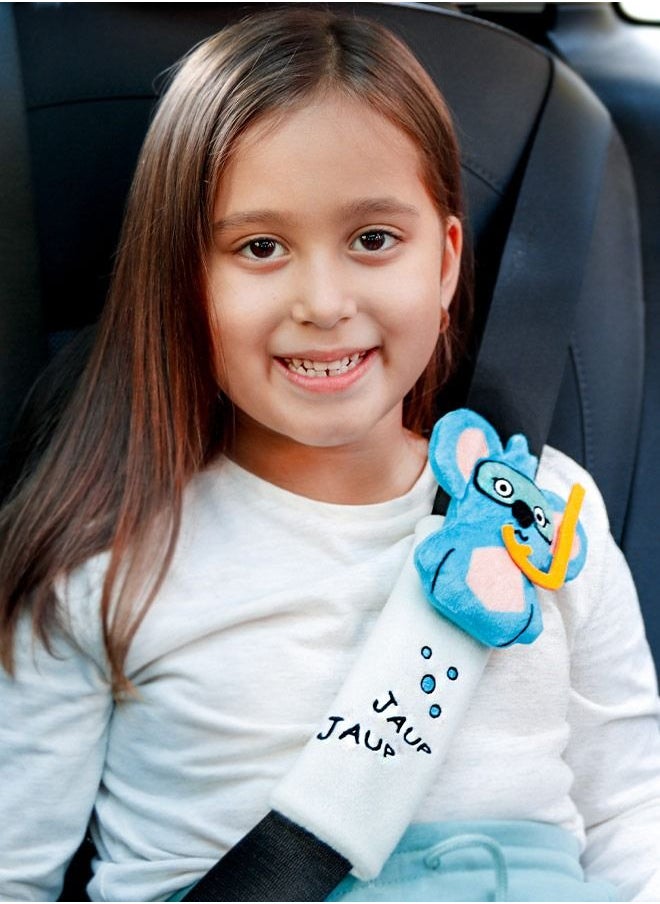 Milk & Moo Jungle Seat Belt Cover Set for Kids  - Image 4
