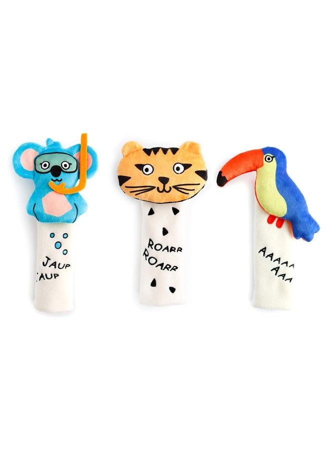 Milk & Moo Jungle Seat Belt Cover Set for Kids  - Image 1