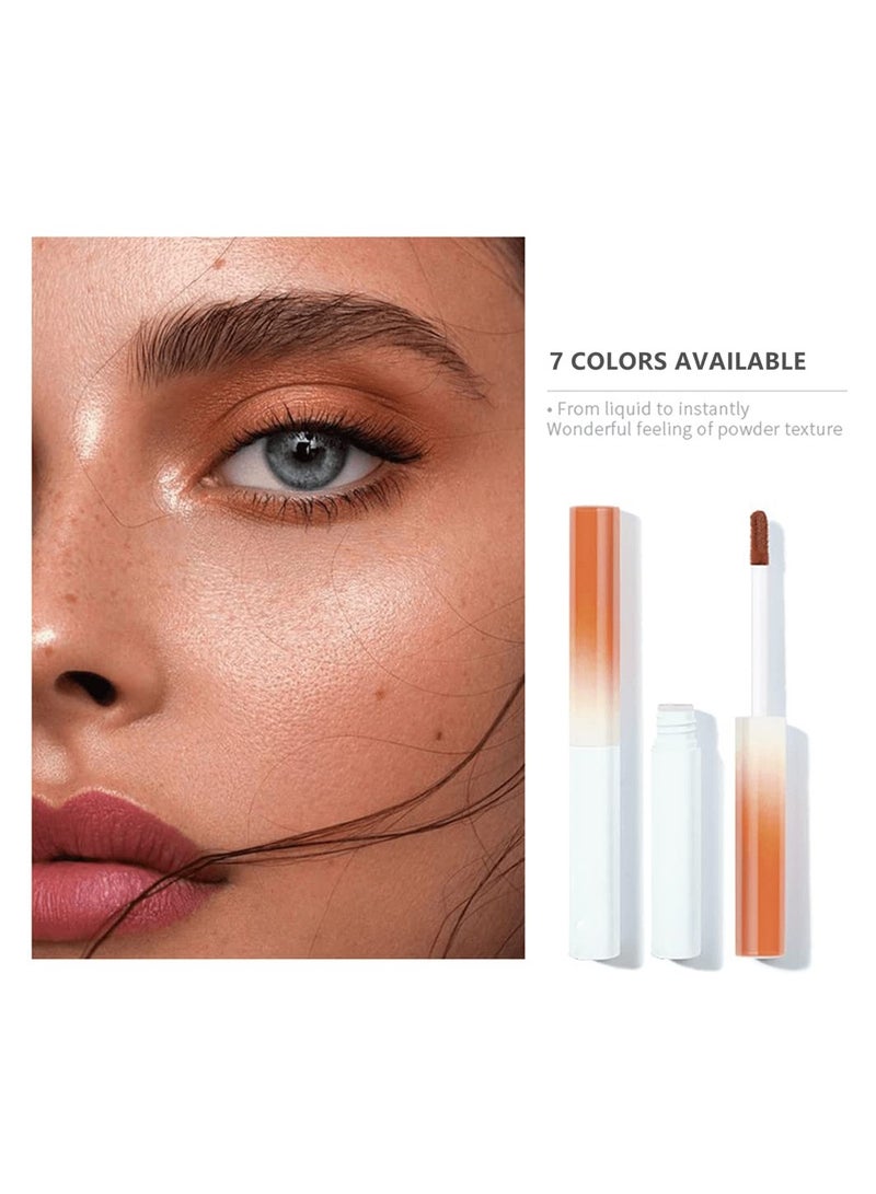 Eyeshadow Matte, 8 Pack Liquid Eyeshadow Matte, Cream To Powder, Finish Bright High Pigmented Blendable All-day Wear Eye Shadow, Smudge-Proof Eyeshadow, Waterproof Quick-Dry Eyeshadow Set for Women - Image 1