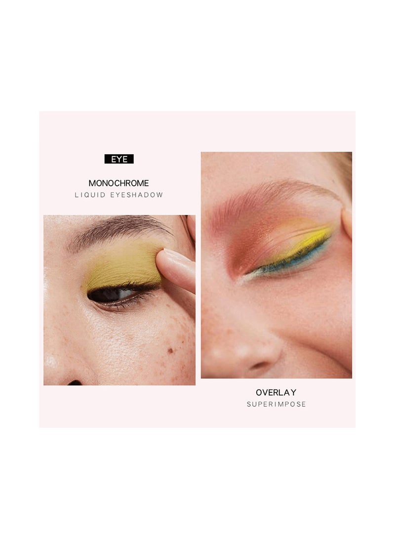 Eyeshadow Matte, 8 Pack Liquid Eyeshadow Matte, Cream To Powder, Finish Bright High Pigmented Blendable All-day Wear Eye Shadow, Smudge-Proof Eyeshadow, Waterproof Quick-Dry Eyeshadow Set for Women - Image 4
