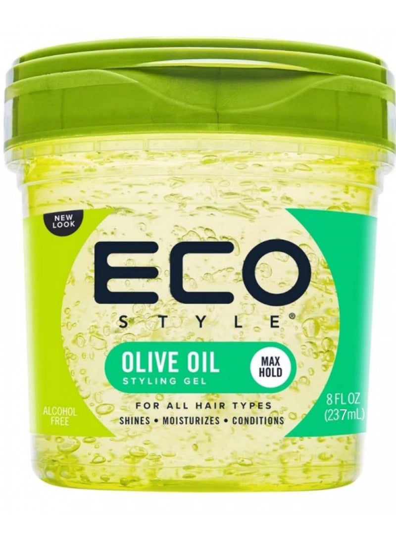 إيكو جل تصفيف الشعر بزيت الزيتون 237 مل