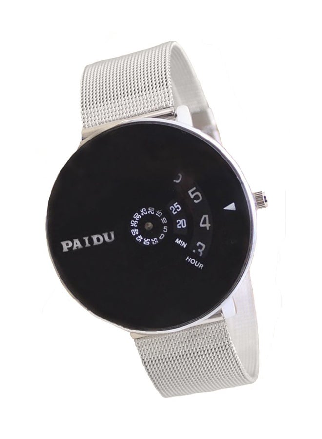 بايدو ساعة يد بعقارب من الإستانلس إستيل مقاومة للماء للنساء - Image 1