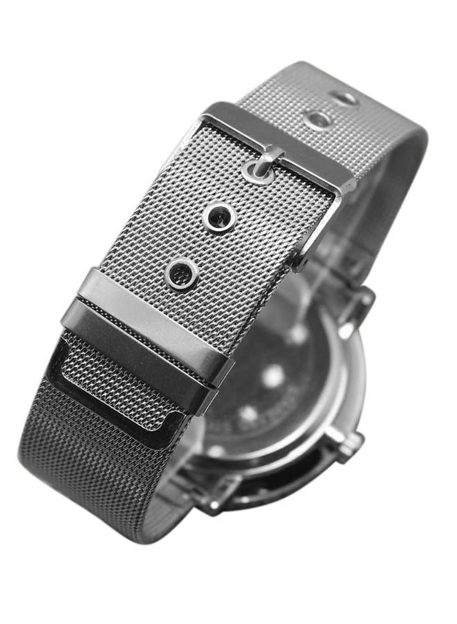 بايدو ساعة يد بعقارب من الإستانلس إستيل مقاومة للماء للنساء - Image 2