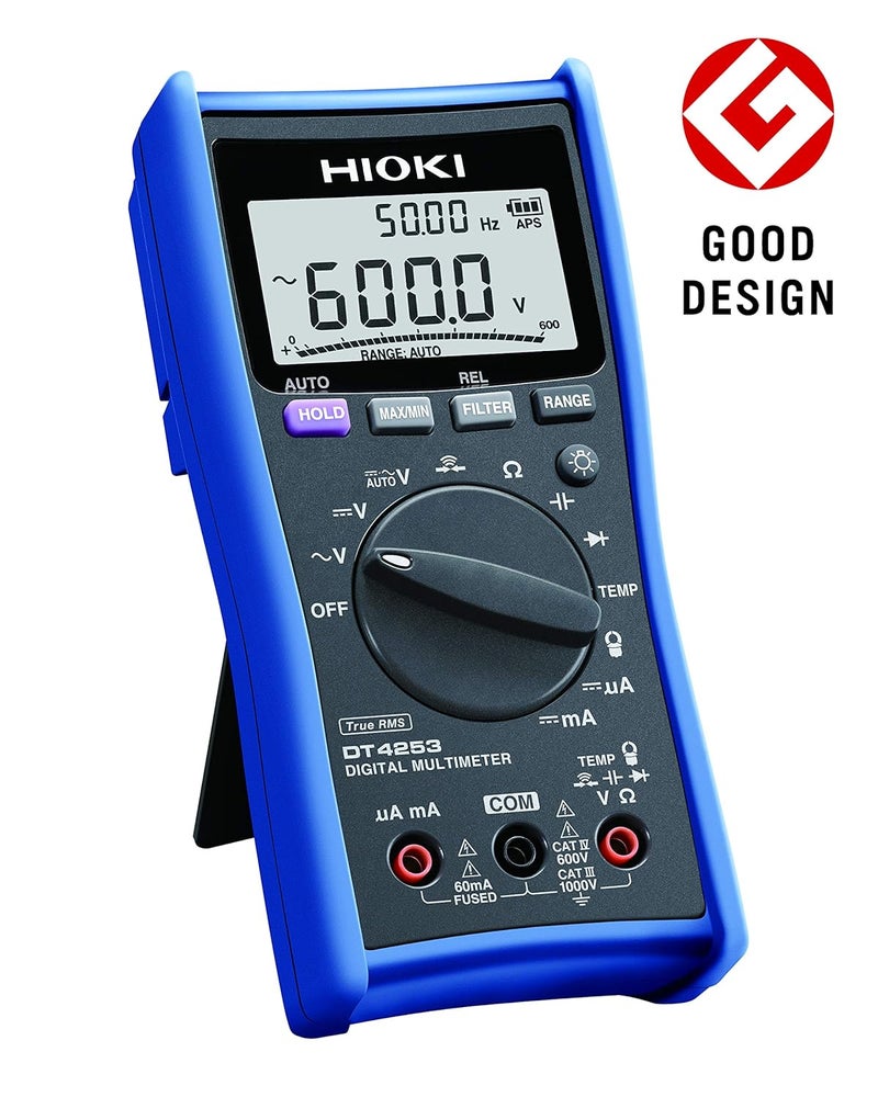 Hioki DIGITAL MULTIMETER DT4253 Standard DMM that Delivers Top Safety and Reliability Testing for Heating Ventilation and Air Conditioning HVAC Applications  - Image 2