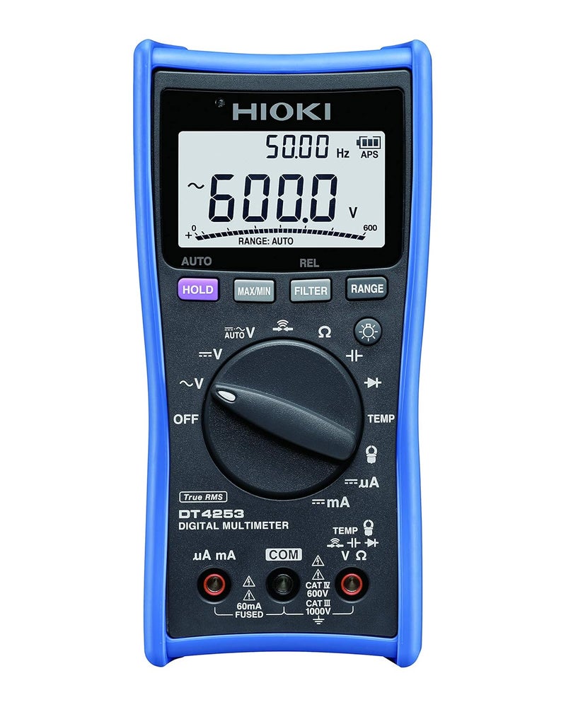 Hioki DIGITAL MULTIMETER DT4253 Standard DMM that Delivers Top Safety and Reliability Testing for Heating Ventilation and Air Conditioning HVAC Applications  - Image 1
