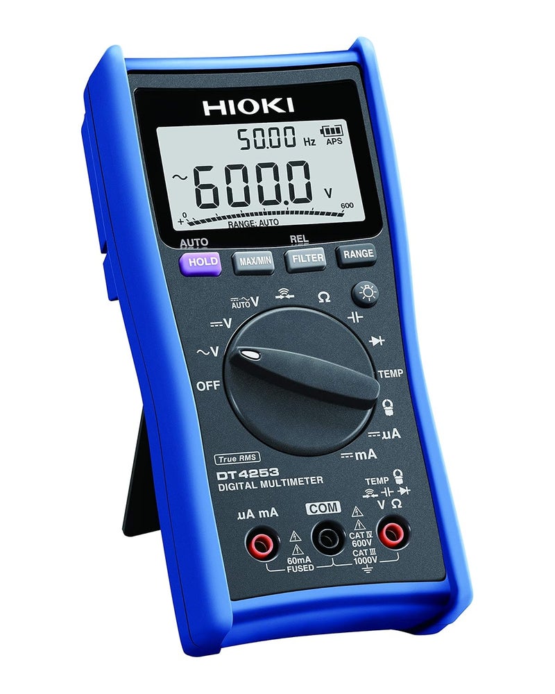 Hioki DIGITAL MULTIMETER DT4253 Standard DMM that Delivers Top Safety and Reliability Testing for Heating Ventilation and Air Conditioning HVAC Applications  - Image 3