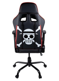 KONIX Konix NEPEC Gaming Chair Office Chair - 30 Degree Tilt - Smooth PU Leather - Black and Red  - Image 5