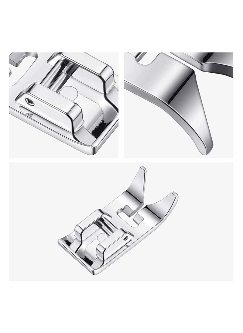 Generic - Sewing Machine Presser Foot Straight Stitch Foot Universal General Purpose Zig Zag Foot for Most Sewing Machines Domestic Low Shank Sewing Machines 2 Pieces - Image 1