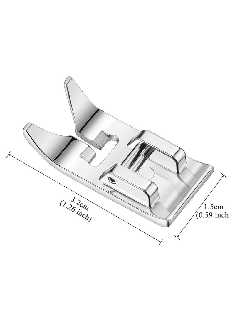 Generic - Sewing Machine Presser Foot Straight Stitch Foot Universal General Purpose Zig Zag Foot for Most Sewing Machines Domestic Low Shank Sewing Machines 2 Pieces - Image 1