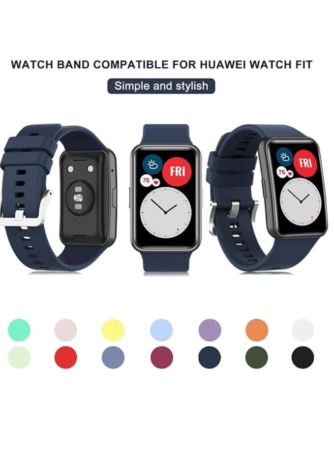 Compatible Bracelet for Huawei Watch Fit Replacement Straps for Women Men Sport Strap Accessories Silicone Band (No Watch)  - Image 5
