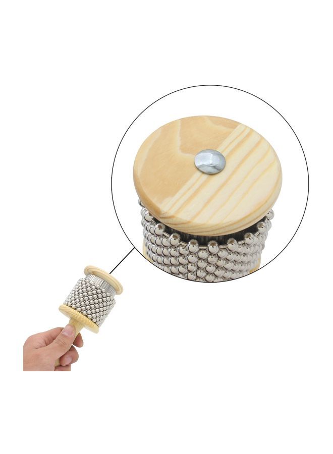 NIBEMINENT Wooden Beaded Cabasa Percussion - Image 3