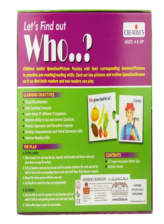Creative Educational Aids P. Ltd. What Things are Made of & Let's Find Out- Who? Combo - Image 5