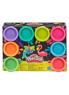 Play-Doh Play-Doh Neon Pack (8 Tubs)  - Image 1