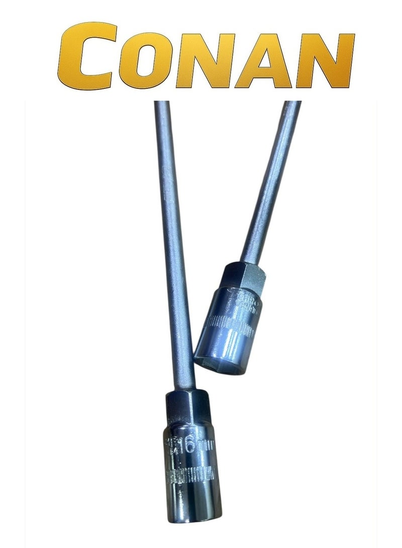 Conan Set of 2 CONAN T-Handle Socket Wrenches – Model COT5816 (16mm) & COT5817 (17mm) – Cr-V Steel – 200×310 mm – Professional Heavy-Duty Tools - Image 3