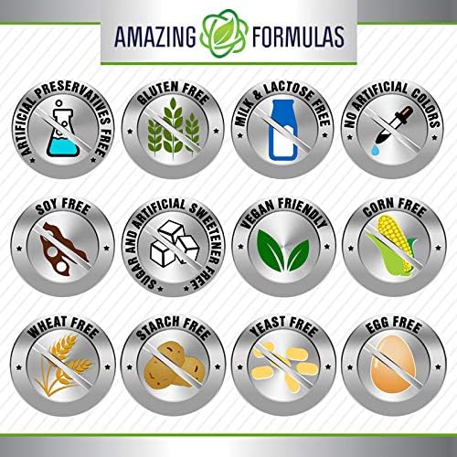 Amazing Nutrition Amazing Formulas Quercetin 500mg 120 Veggie Capsules Supplement  NonGMO  Gluten Free  Supports Overall Health  Well Being - Image 5