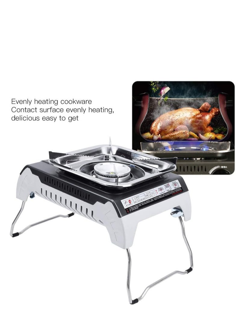 PAMCHAL صندوق موقد للتخييم مع حامل فضي - Image 3