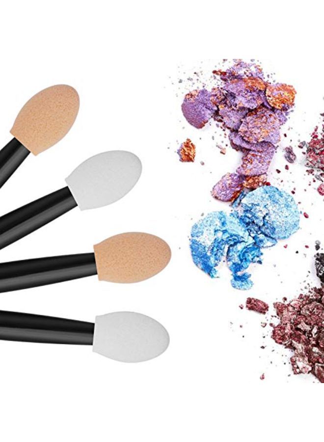 Cuttte 120Pcs Disposable Dual Sides Eye Shadow Sponge Applicators With Container, 2.44' Length Eyeshadow Brushes Makeup Applicator - Image 3