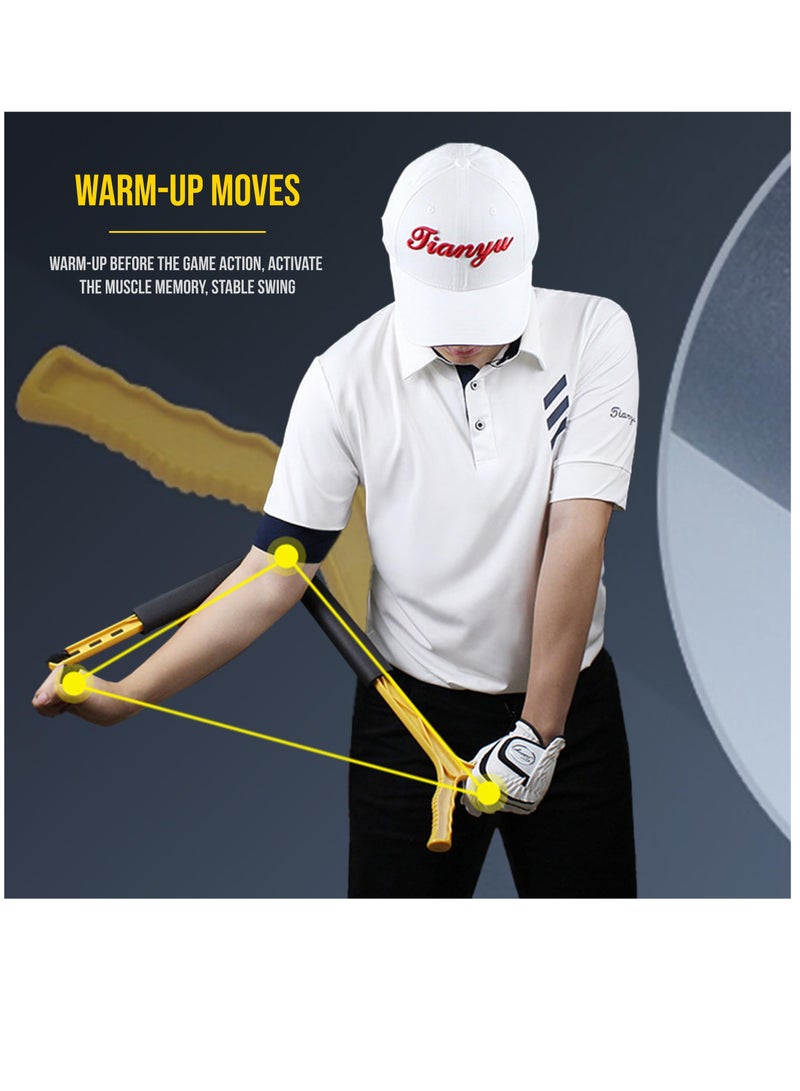 Generic Golf Swing Trainer for Beginners, Improve Swing Mechanics with Golf Swing Training Aid, Optimize Hinge, Forearm Rotation, and Shoulder Turn, Ergonomic Grip Golf Training Aid - Image 2