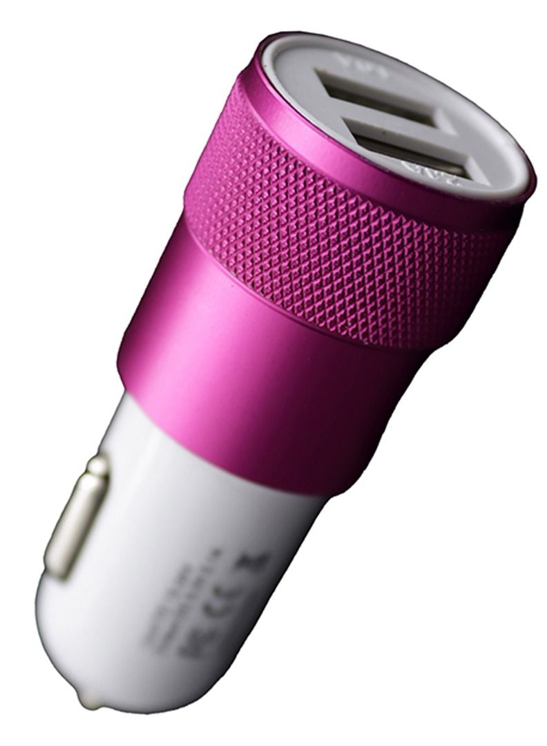 Minora Car Charger 36W Fast Dual USB Quick Charging Aluminum Car Adapter Compatible with New iPad 9/ iPhone 14/14 Plus/14 Pro/14 Pro Max iPhone 13 Pro/13 Pro Max/13/13 mini/12 Pro - Image 1