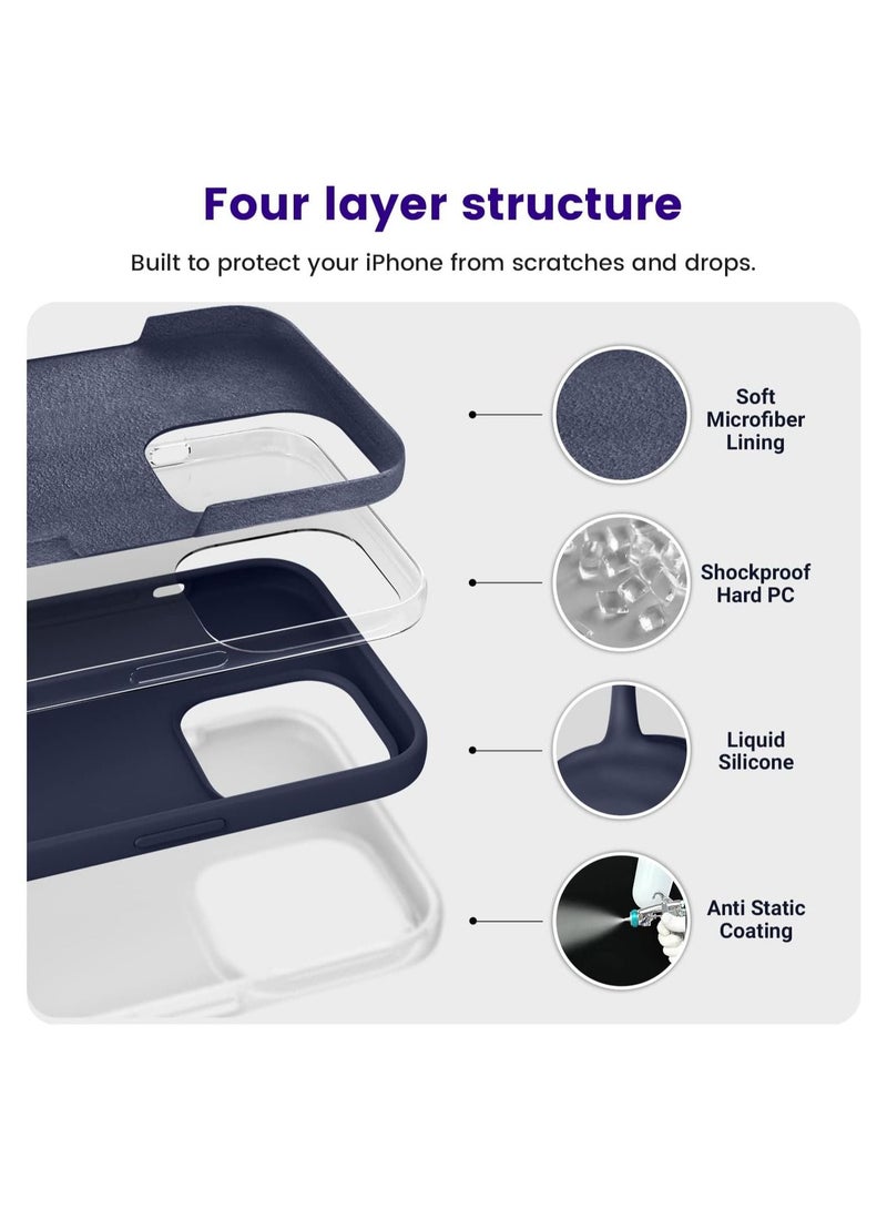 Designed for iPhone 14 Pro Max Case, Silicone Shockproof Slim Thin Phone Case for iPhone 14 Pro Max 6.7 inch - Image 2