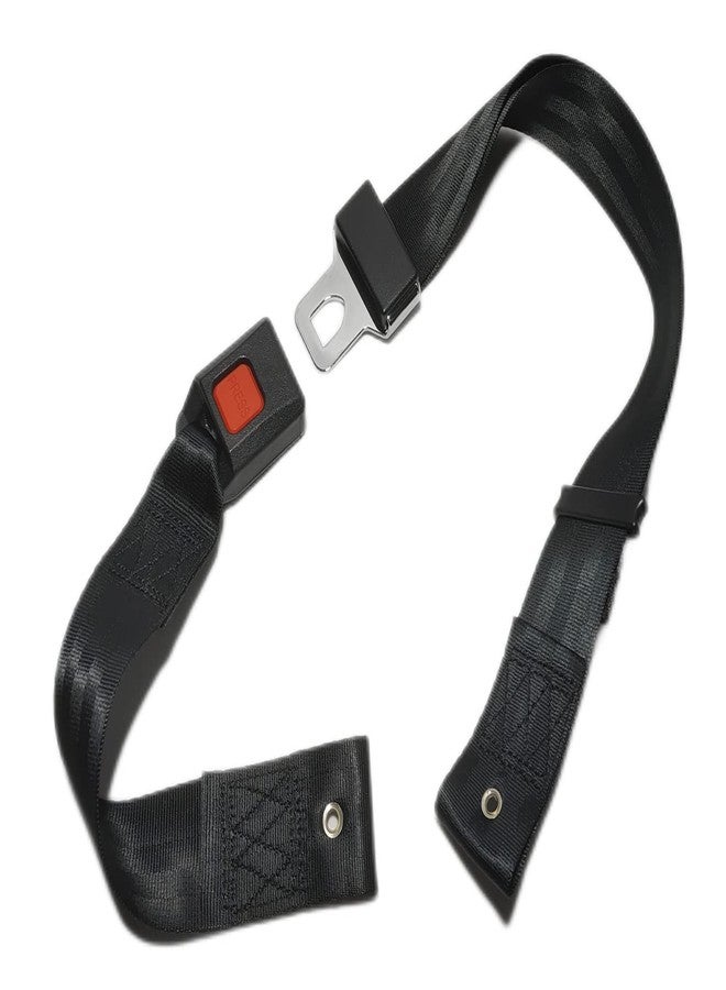 ComsenMed Heavy Duty,Bariatric Wheelchair Safety Harness,60",Wheelchair Positioning Strap Safety Harness,with Metal Buckle,Universal Parts,Drive-STDS855 (1Ea,Black). - Image 2