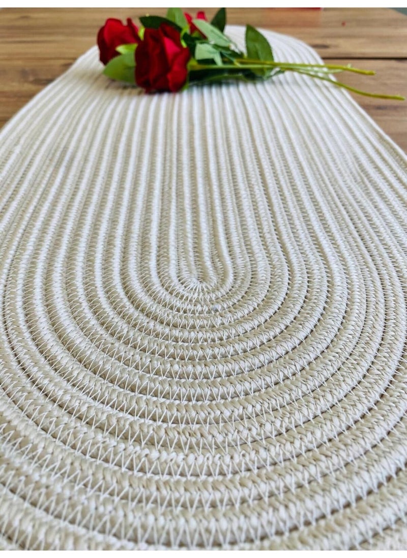 Jute, Wicker, Decorative Tablecloth, Runner 35X100 Cm, American Service, Coffee Table Cloth, Bohemian Style - pzsku/Z7D32024E8EC7A74569C3Z/45/_/1740652131/5fa64d25-eac6-418a-9a13-77348da4de31