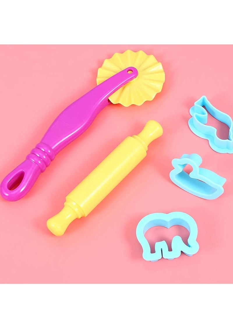 واي آند دي مجموعات Playdough للأطفال ، أدوات الطين مجموعة لعب العجين البلاستيكية الفنية مع نماذج وقوالب عجين ذكية 1 / 20 قطعة  - Image 5