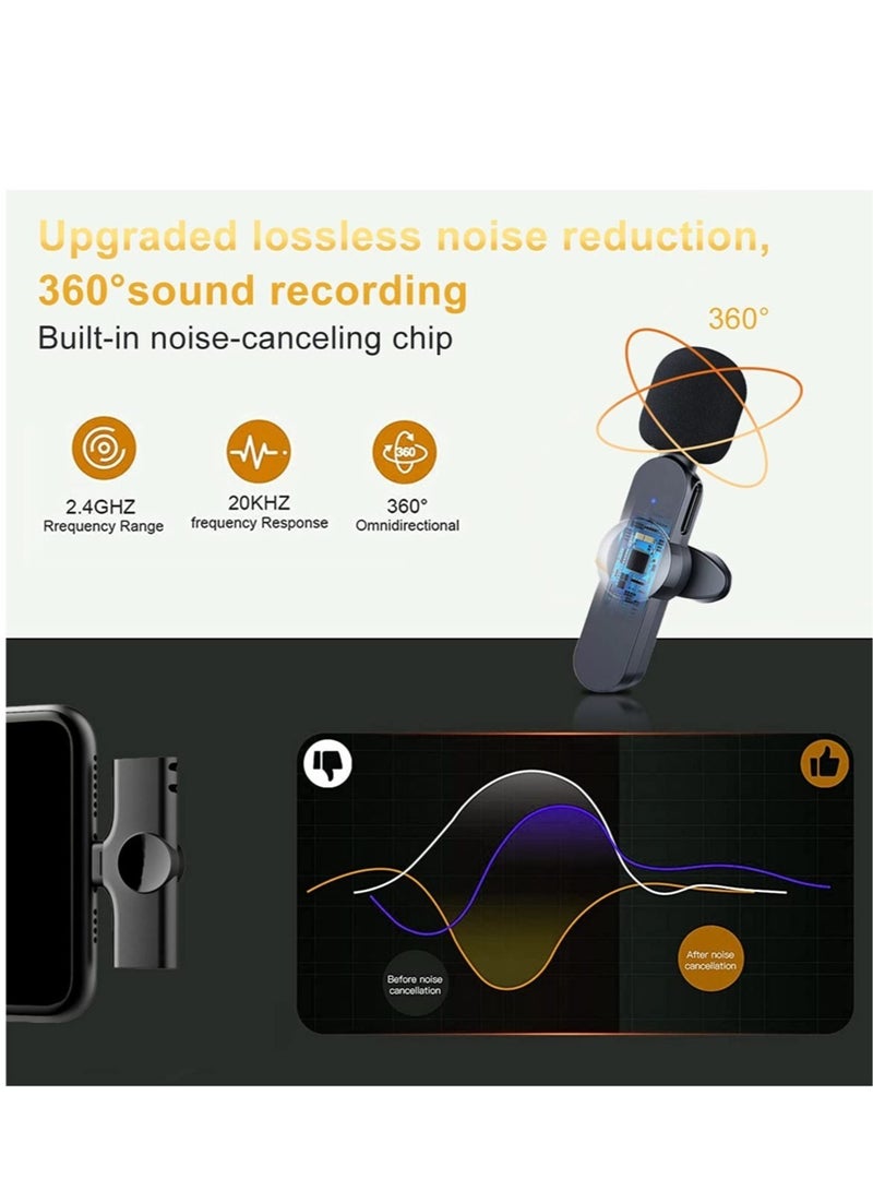 ELTRAZONE Wireless Plug-and-Play Clip-on Lapel Microphone Black - Image 3