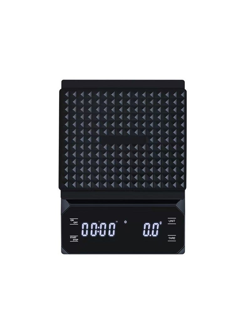 Coffee Scale With Timer Kitchen Scale Pour Over V60 Drip Coffee Digital Scale With LCD Display For Cooking Baking Waterproof Mat Weight For Up To 3000G With 0.1G Steps  - Image 3