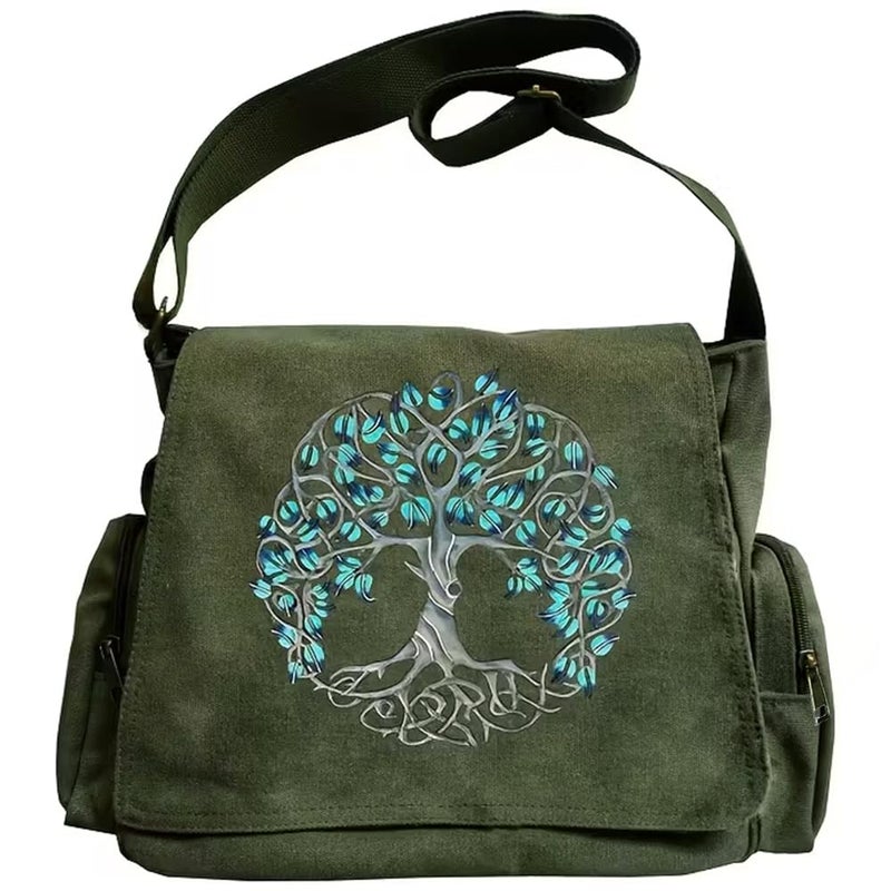 CHICGLOW Personalized Pattern Messenger Bag Cute Canvas Crossbody Bags Women/Men Shoulder Handbags Hobo Purses with Pockets - Image 1