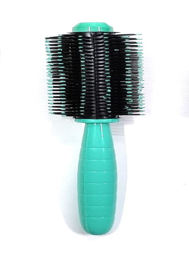 مابل مجموعة مشط تصفيف الشعر من خشب القيقب، مشط خشبي، مشط حقيبة يد مع فرشاة شعر دائرية، مناسبة للنساء والرجال (متعددة الألوان)، مشط تصفيف الشعر للنساء (عبوة من 5 قطع) - Image 3