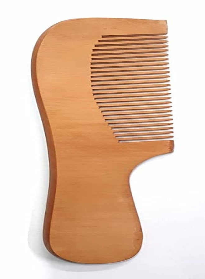 مابل مجموعة مشط تصفيف الشعر من خشب القيقب، مشط خشبي، مشط حقيبة يد مع فرشاة شعر دائرية، مناسبة للنساء والرجال (متعددة الألوان)، مشط تصفيف الشعر للنساء (عبوة من 5 قطع) - Image 4