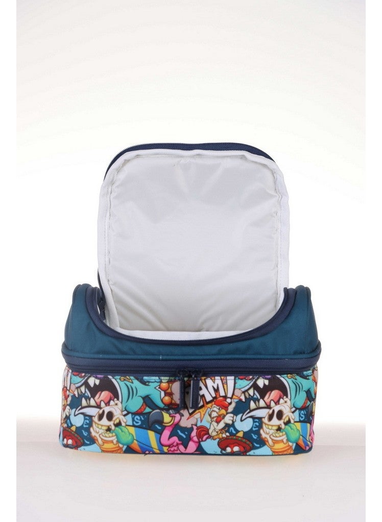 KAUKKO - Kids & Love Design Zombie Lunchbox 24X15X15 (L7086) - Image 1
