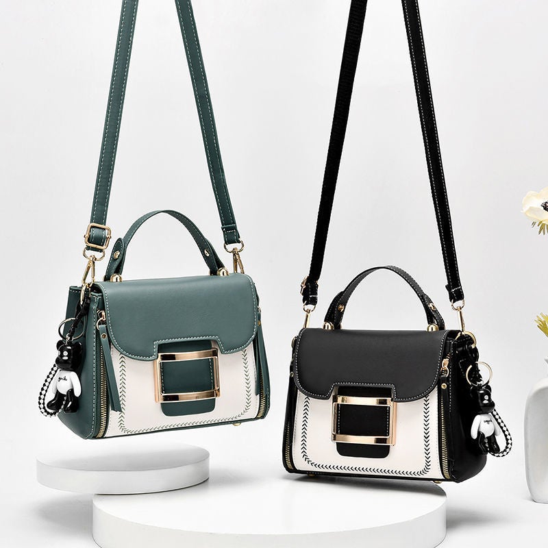 Textured Small Bag Women'S Crossbody Bag Trendy Korean Style Fashionable Versatile Women'S Large Capacity Shoulder Bag - Image 3