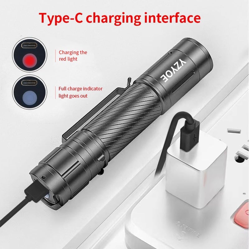 YZYOE Infrared Light Therapy for Joint and Muscle Pain Portable Rechargeable Flashlight Red Light Therapy Wand DeviceRed Lights4 WavelengthsNear Infrared Light Therapy - Image 4