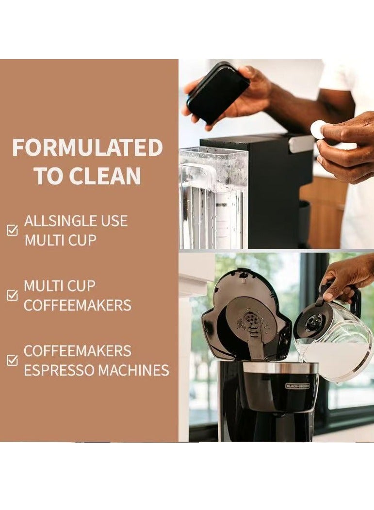 Maebho Machine Cleaning Tablet 24 Count Professional Espresso Machine Cleaner Descaling Tablets for Coffee Machines, Steam Ovens, Ovens, Ranges - Image 2