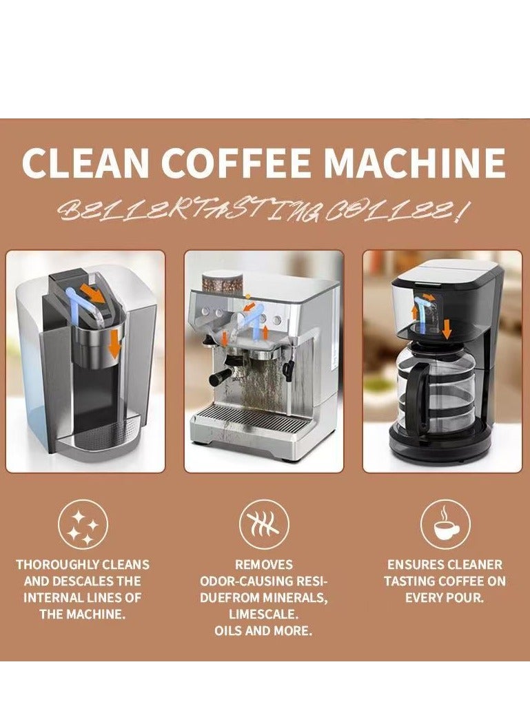 Maebho Machine Cleaning Tablet 24 Count Professional Espresso Machine Cleaner Descaling Tablets for Coffee Machines, Steam Ovens, Ovens, Ranges - Image 4