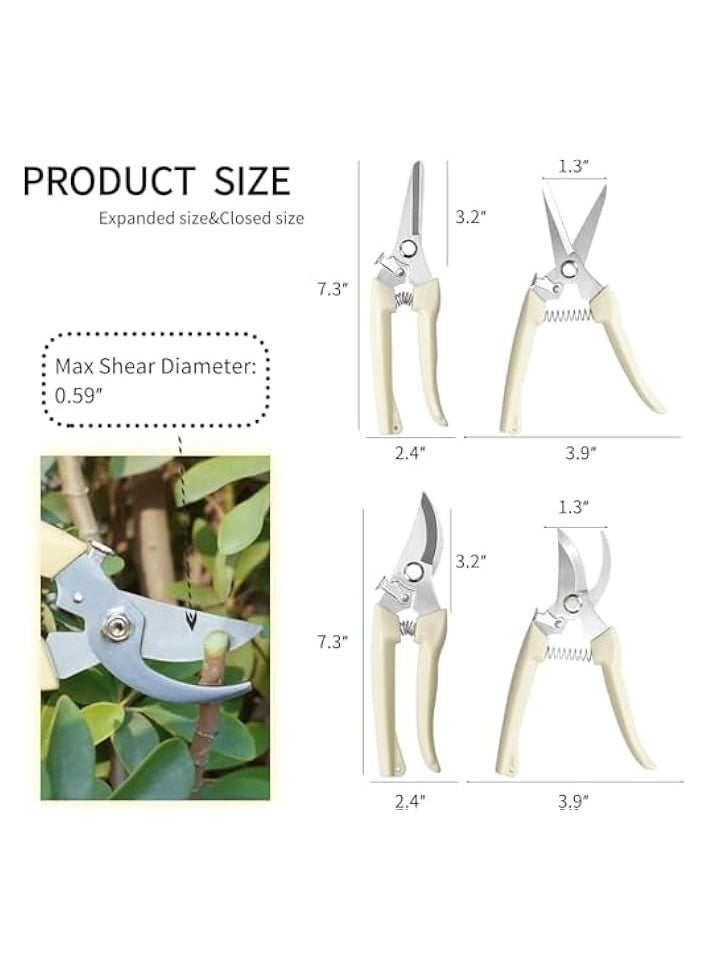 erorex - Gardening Tools Professional,Pruning Shears Garden Salad Cutter Scissors For Cutting Flowers Trimming Plants - Image 1