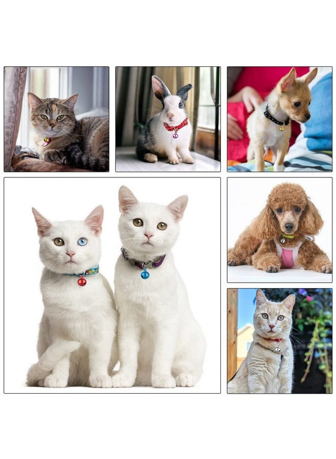 طقم قلادات طوق من الفولاذ المقاوم للصدأ للكلاب الأليفة مقاس 0.55 بوصة مكون من 6 قطع من أجراس التدريب المضادة للضياع لقلادة الطوق | مناسبة لإكسسوارات قلادة الحيوانات الأليفة - Image 4