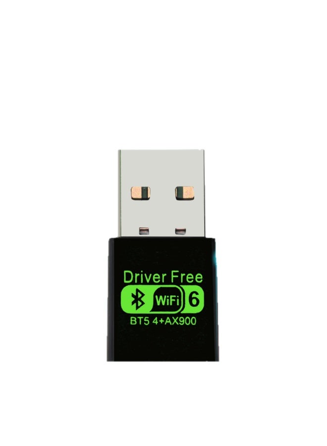 AX900 WiFi 6 USB Wireless Adapter with Bluetooth 5.4, Dual Band 2.4G/5G WiFi Receiver, Driver-Free USB Network Card for PC/Desktop, Supports Windows/Linux/UOS - Image 3