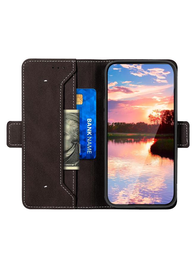 S-TOP Case For OPPO A94 5G Stitching Side-Magnetic RFID Leather Phone Case - Image 3