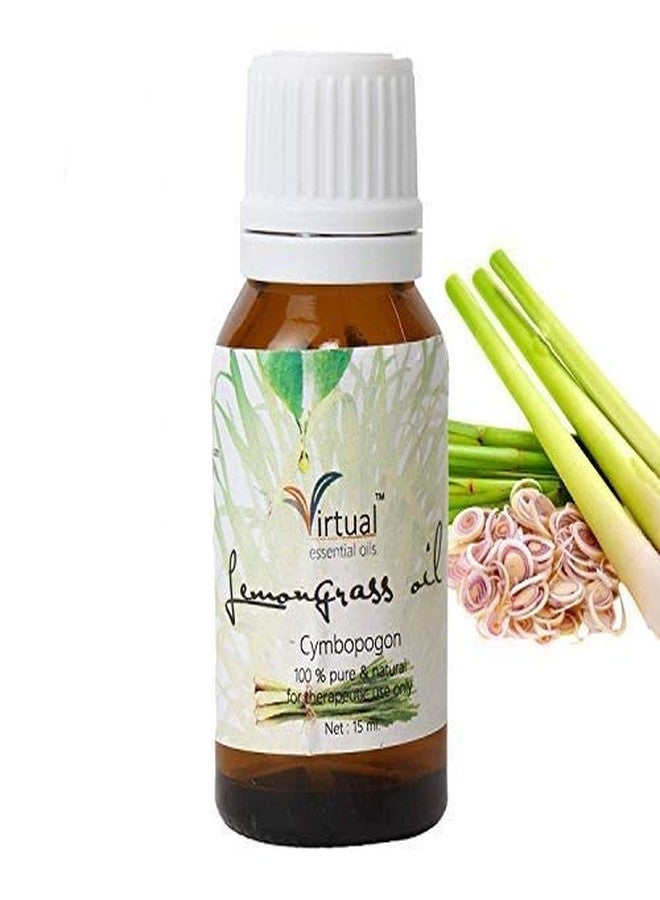 افتراضي عبوة افتراضية من 2 زيت عطري من عشبة الليمون واليوسفي، زيت طبيعي 100% ودرجة علاجية للعناية بالشعر والبشرة (15 مل لكل عبوة) - Image 2