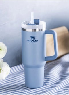 NEW CHAMBRAY! Stanley Adventure Quencher Travel Tumbler Straw Cup 40oz