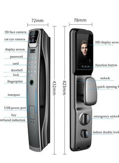 TMAS TMAS SMART LOCK finger print - password-CARD-TUYA APP .FACE ID  - Image 1