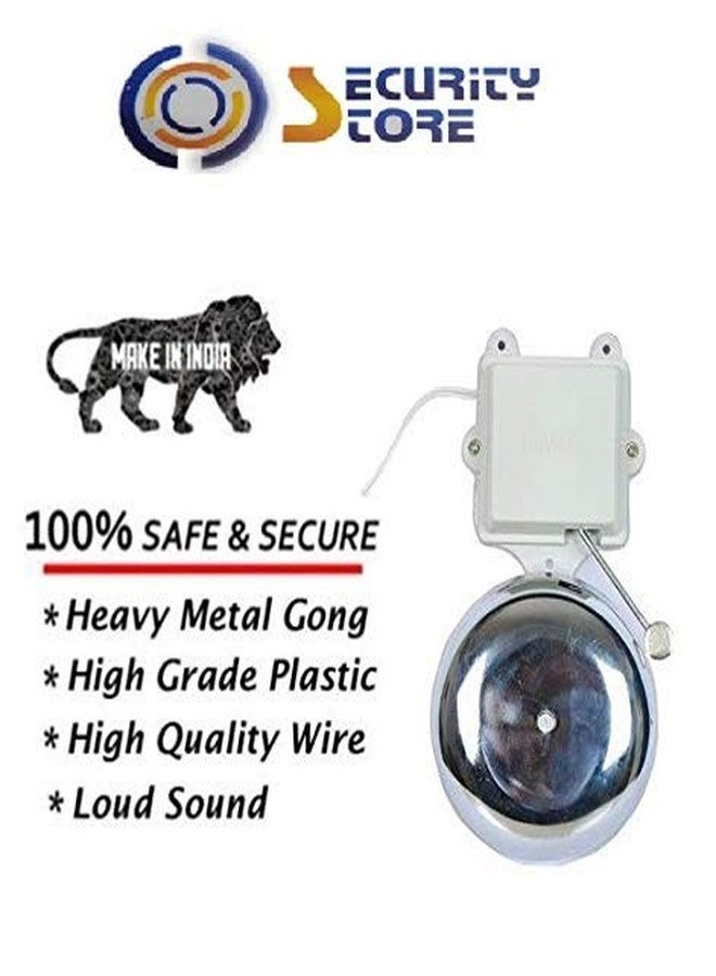Security Store 4 Inch School Gong Bell Covers 100 Meter of Area - Image 5