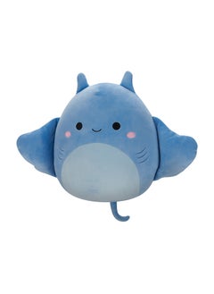 Squishmallows Medium Plush 12 inch Lux Blue Manta Ray Officially Licensed Kellytoy Plush Toy Colorful Soft Gift for Kids Girls & Boys Washable Squishy Stuff Toy Multicolor All Age  - Image 4