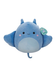 Squishmallows Medium Plush 12 inch Lux Blue Manta Ray Officially Licensed Kellytoy Plush Toy Colorful Soft Gift for Kids Girls & Boys Washable Squishy Stuff Toy Multicolor All Age  - Image 1
